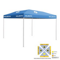 10' x 10' Blue Economy Tent Kit, Full-Color, Dynamic Adhesion (8 Locations)